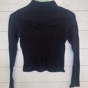 black turtle neck